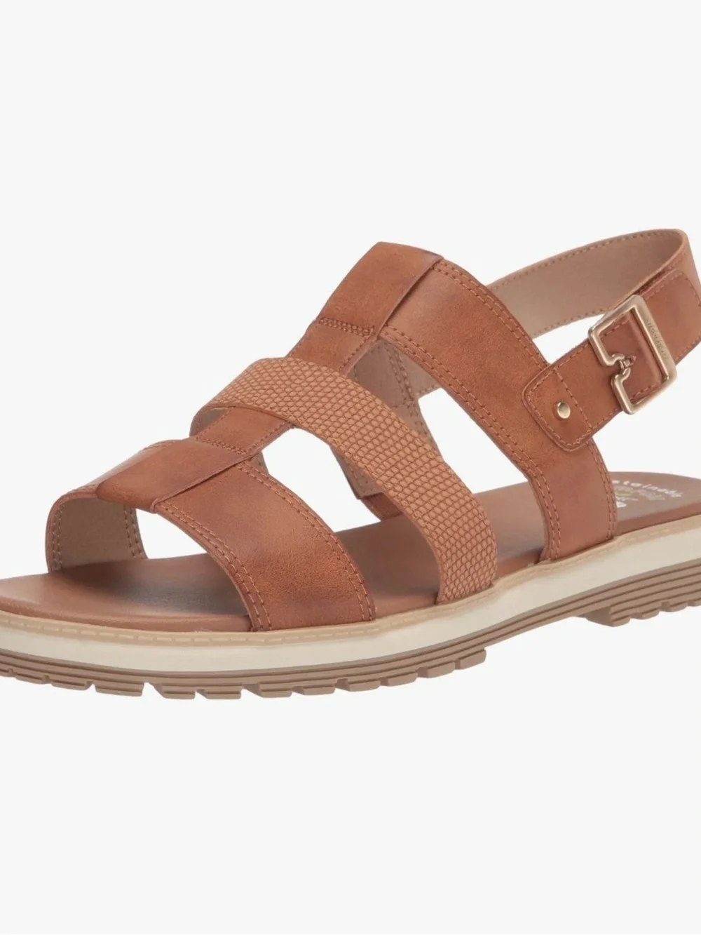Dr. Scholl's Tan Strappy Slingback Sandals